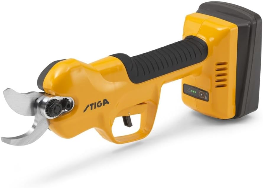 Stiga SC 100e Battery Pruning Shears Kit, Cut 15-30 mm, with 20V Battery (2Ah) and Charger