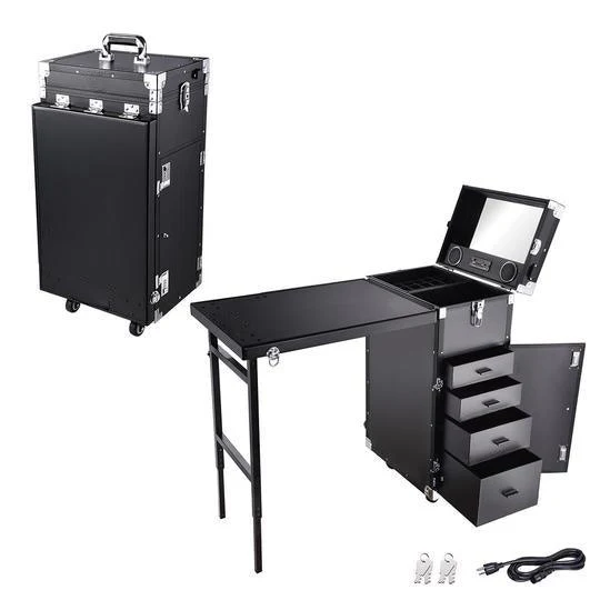 Beauty case trolley con tavolo | LOGIC