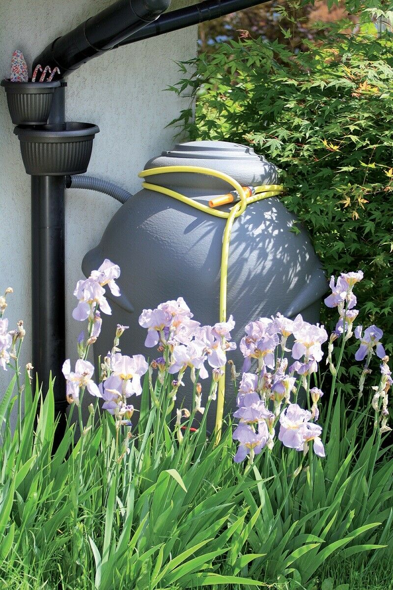 Contenitore per acqua piovana, barile per acqua piovana, barile per acqua piovana AQUA CAN, barile per acqua piovana GRIGIO 210L