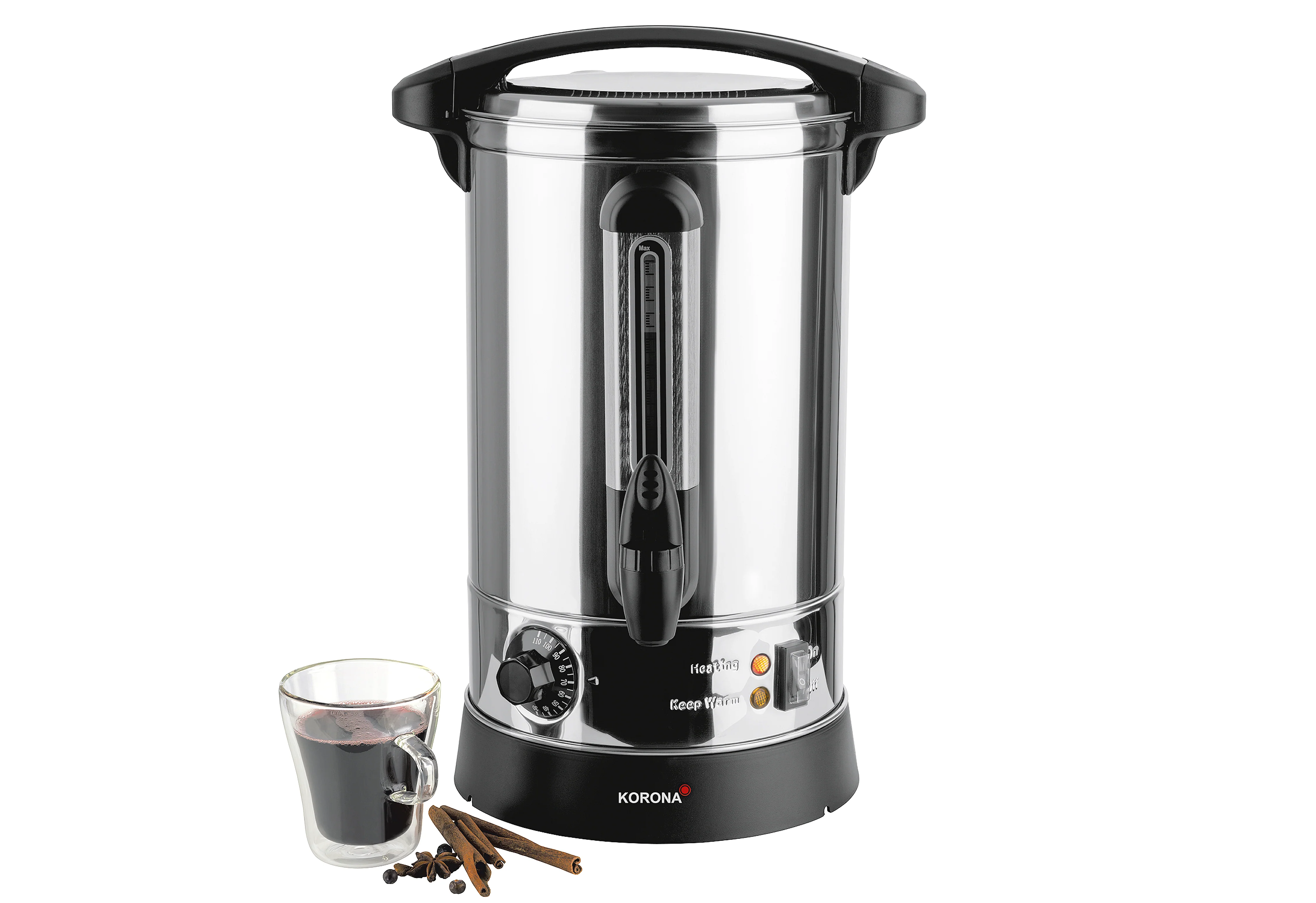 2025 Distributore bevande calde 6,9 l 1500 Watt acciaio inox