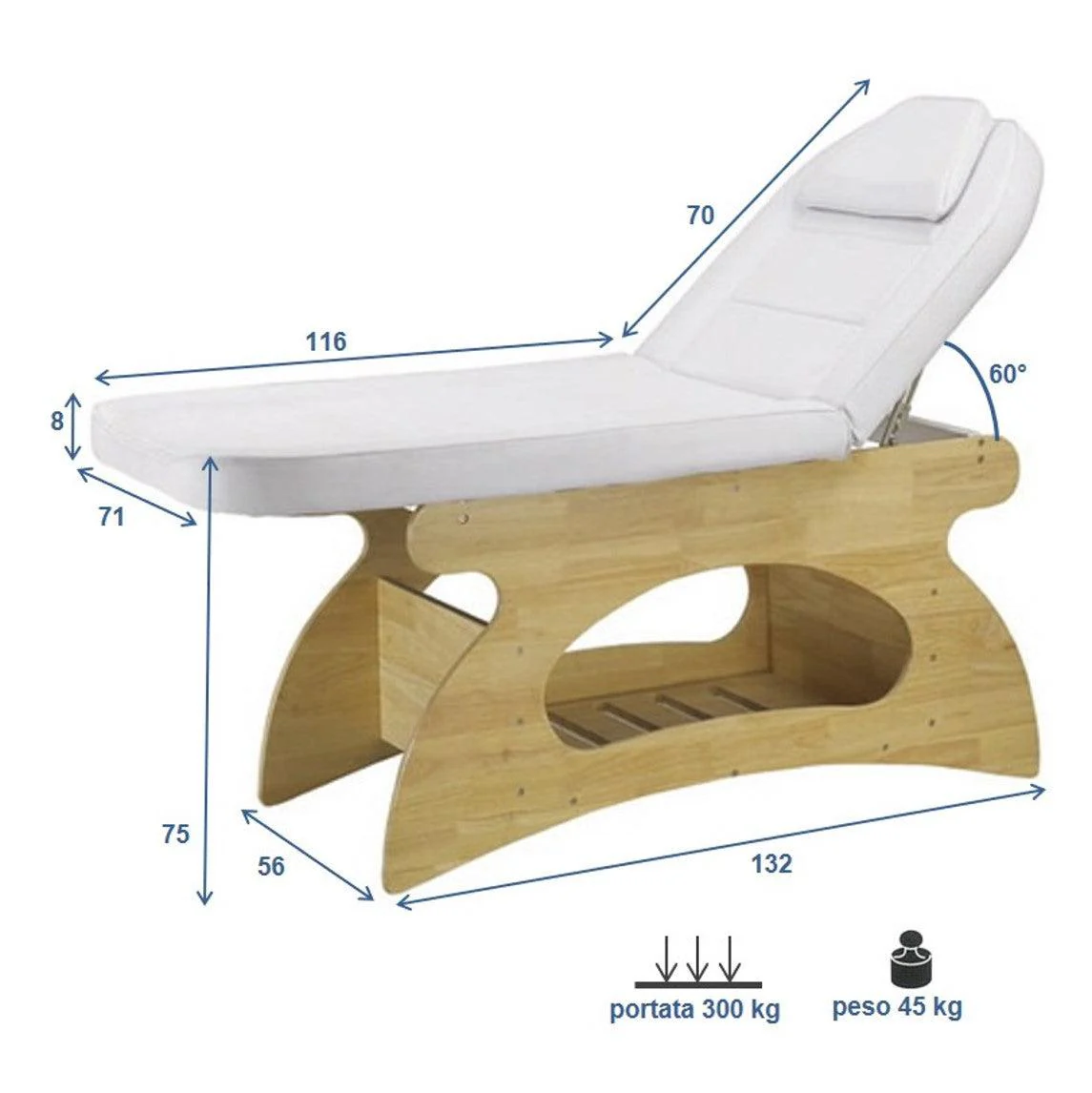 Lettino per massaggi In Legno | DIVES