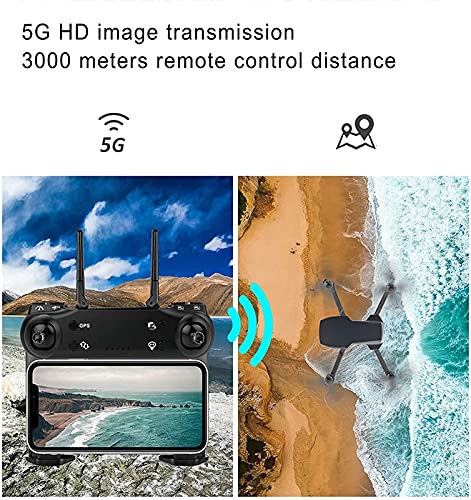 Droni per Adulti e Bambini GPS WiFi 6K HD Live Videocamera Droni per Adulti e Bambini per Principianti, Ritorno Automatico, Controllo dei gesti, Seguimi e modalità Senza Testa Telecomando : Giochi e giocattoli