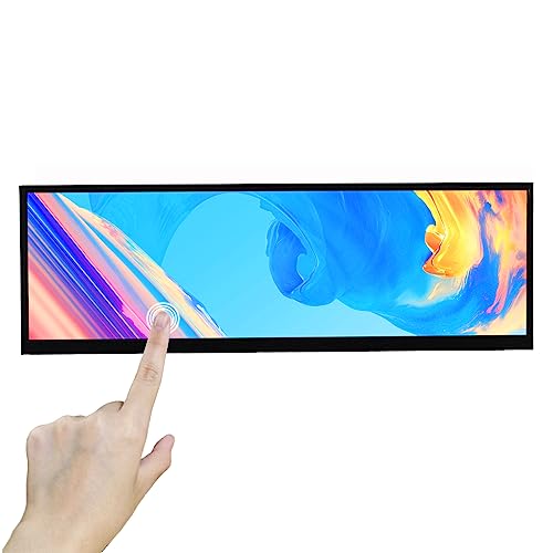 VSDISPLAY 14.5inch 2560x720 2K IPS LCD Stretched Wide Bar Touch Monitor,USB Type C Mini HDMI Video Input, Metal Shell : Informatica
