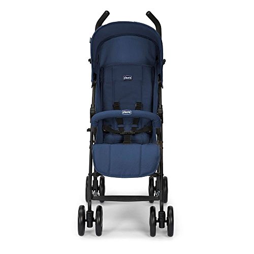 Chicco London Up Passeggino Leggero Pieghevole da 0 Mesi a 15 kg (portata max 18 kg), Passeggino Reclinabile e Compatto con Manicotto Paracolpi, Posizione Nanna, Chiusura a Ombrello, Blu : Prima infanzia