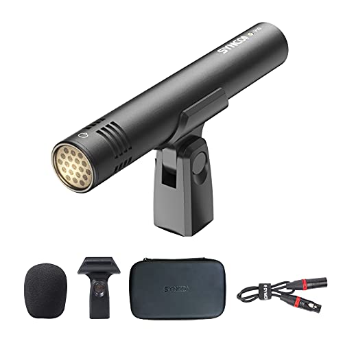 SYNCO Intrument CMic V10   Microfono per strumenti, a condensatore, ipercardioidi, filtro passa alto, microfono direzionale per acustica, studio, chitarra, violino, coro, canto : Strumenti Musicali