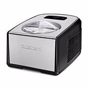 Cuisinart ICE-100 Gelatiera e Macchina per Gelato da 1,5 litri, completamente automatica con compressore di qualità commerciale e 2 palette, funzione di mantenimento del freddo di 10 minuti, nero e acciaio inossidabile