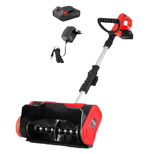 Pala da neve senza fili, Spazzaneve a batteria da 20 V da 12 pollici, Spazzaneve a batteria con piastra direzionale e impugnatura anteriore regolabile (batteria da 4 Ah e caricabatterie rapido inclusi : Amazon.it: Giardino e giardinaggio