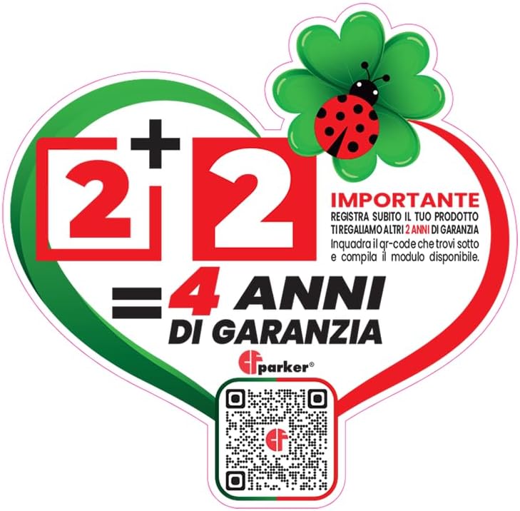 CFParker Fornello a gas Metano 4 fuochi Piano Cottura Made in Italy per uso esterno - 542CBGPm