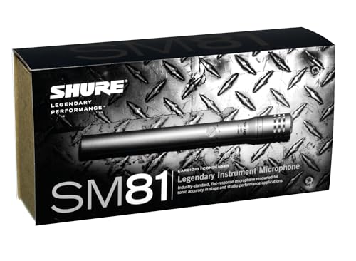 Shure sm81lc Microfono professionale sm 81lc