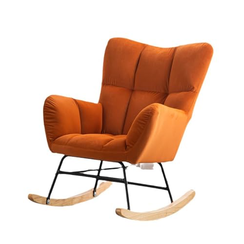 Sedia a dondolo imbottita in tessuto felpato per asilo nido e adulti, poltrona da lettura e relax per camera da letto : Amazon.it: Casa e cucina
