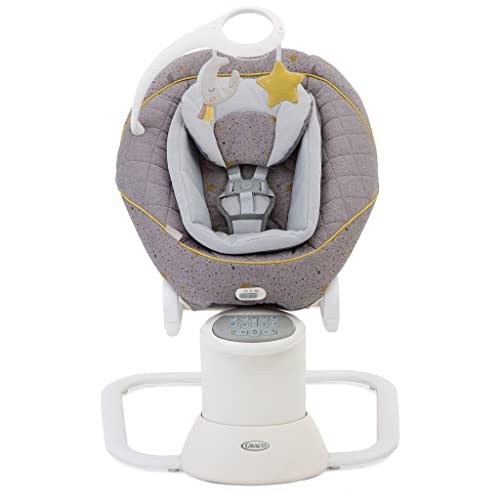 GRACO 1AP998STZEU   All Ways Soother, Sdraietta 2 in 1 e dondolo portatile (dalla nascita a 9 mesi circa, 0 9 kg), con vibrazione e velocità di oscillazione regolabile, Stargazer : Amazon.it: Prima infanzia