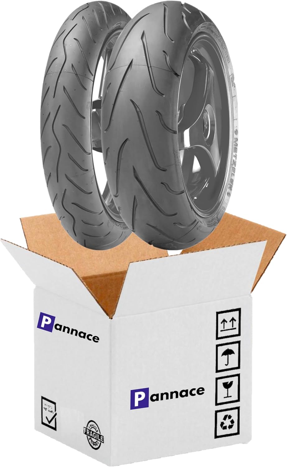 Pneumatici in coppia 180/55 17 73W con 120/70 17 58W - Sportec M3 - Pannace