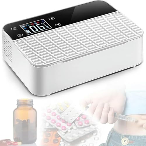BTOIASYHF Frigorifero Dell'insulina, Piccolo Frigorifero, Piccolo Frigorifero, Mini Frigorifero, Laptop, Mini Frigorifero, Frigorifero Medico USB, 1 Batteria : Amazon.it: Grandi elettrodomestici