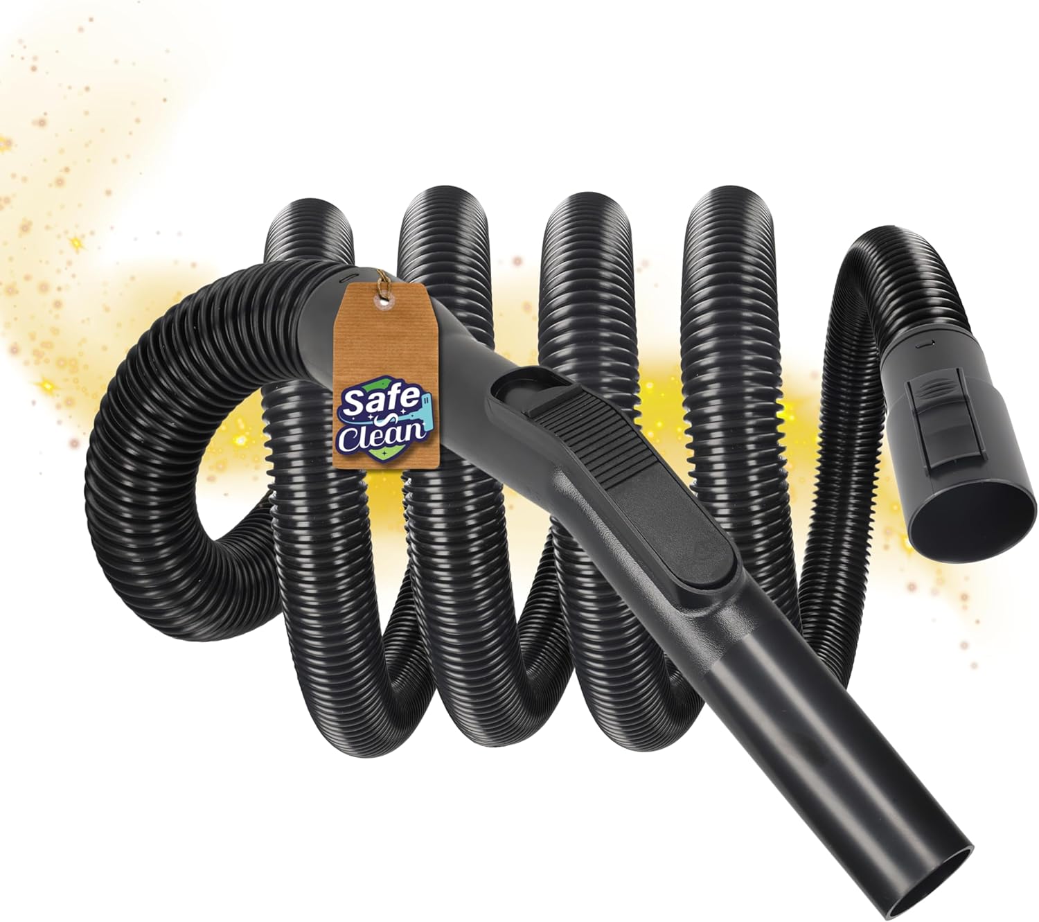 2,2 m tubo flessibile di aspirazione per Kärcher modelli WD3 (WD 3.200/WD 3.300 m/WD 3.500 P/WD 3.800 m Eco.ogic/WD3...) con Impugnatura Completo di mirosafe®