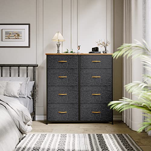 YITAHOME Cassettiera A 8 Cassetti   Comò in Tessuto per Camera da Letto, Soggiorno, Corridoio, Armadi   Struttura in Acciaio, contenitori in Tessuto Facilmente Estraibili (Grigio Freddo) : Amazon.it: Cancelleria e prodotti per ufficio