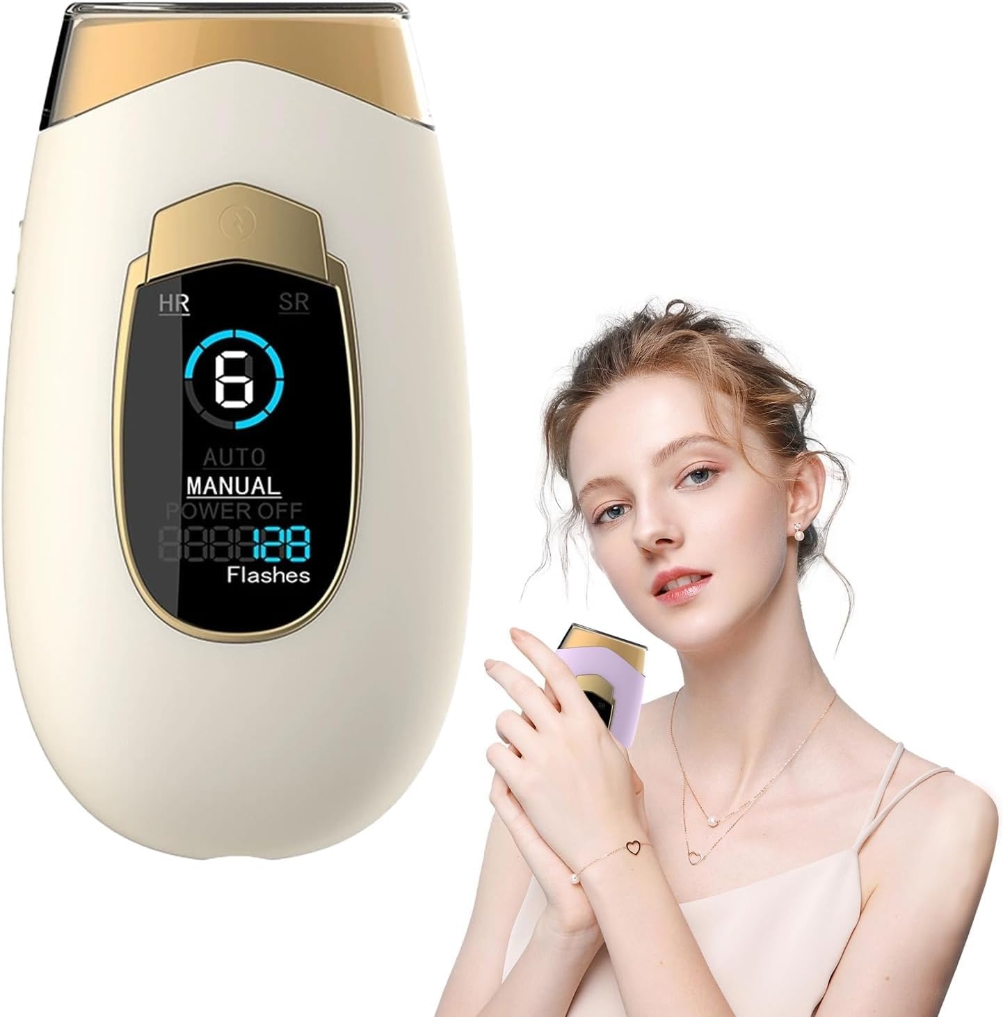 Lumisilk Lumina Luce Pulsata, Lumina Epilatore Lumisilk Pro 2.0, Lumisilk Epilatore Luce Pulsata 2 in 1, Epilatore Lumia Lumisilk, Luce Pulsata, Epilatore Laser per Donna, Uomo, Viso, Bikini, Corpo(Ro