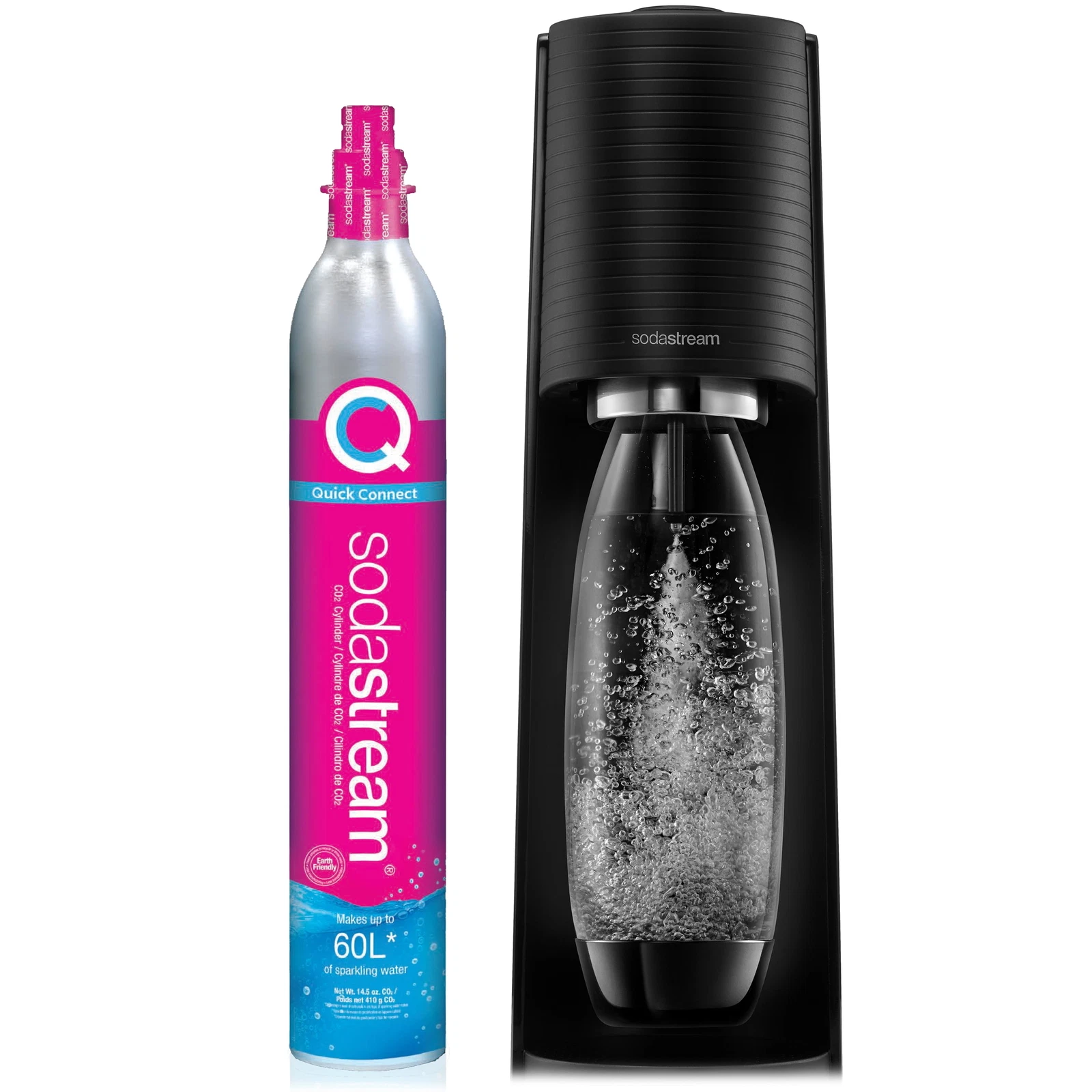 SodaStream Terra Macchina per Acqua Frizzante - Nero