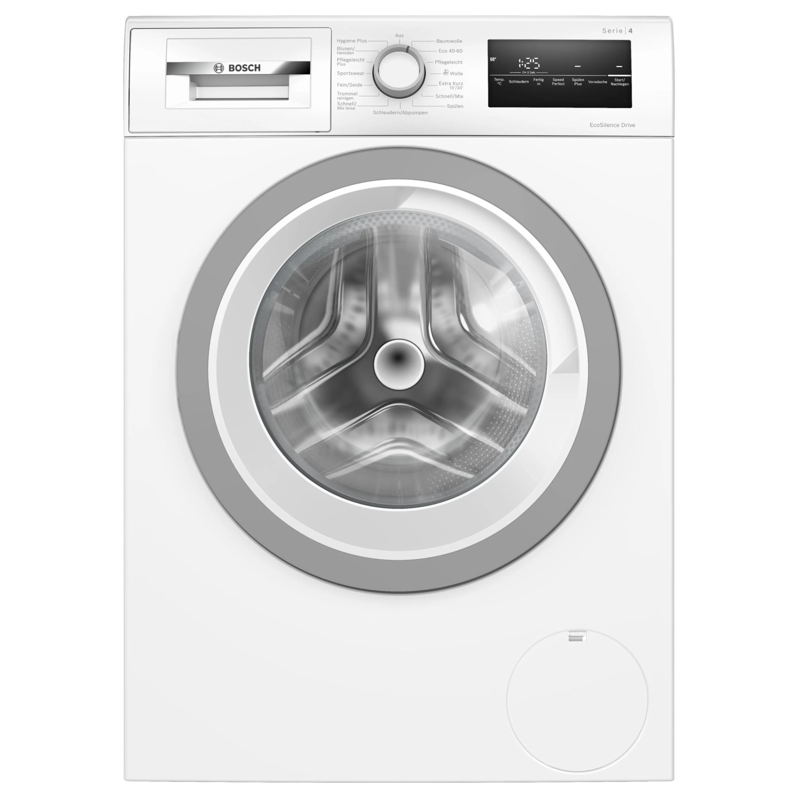 2025 Bosch WAN28K23, Serie 4, Lavatrice a Caricamento Frontale, 8 kg, 1400 giri/min, EcoSilence Drive: lavaggio silenzioso e a basso consumo, Hygiene Plus, Speed Perfect, Bianco, 60 cm, Edizione Esclusiva Amazon