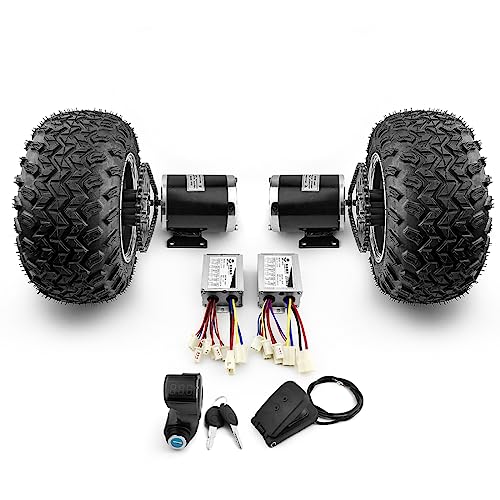 L faster 24V 1000W 10 Pollici Fat Tire ATV elettrici Go Kart Kit Motore Spazzolato ad Alta velocità a Doppia Catena con acceleratore a Pedale : Amazon.it: Sport e tempo libero