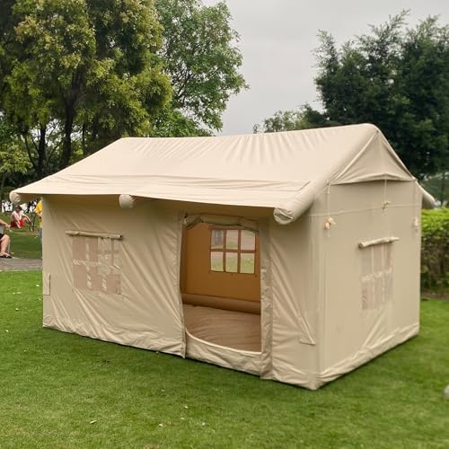 Tenda Gonfiabile Air Tent   Tende Da Esterno Per 3 4 Persone Per Adulti Da Campeggio, Tenda Gonfiabile Per Famiglie Numerose Per 4 Stagioni Con Tettuccio E Pompa, Facile Da Montare : Amazon.it: Sport e tempo libero