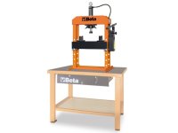 Pressa idraulica da banco Beta 3027N 10 a due velocit�� con pistone mobile, 10 ton
