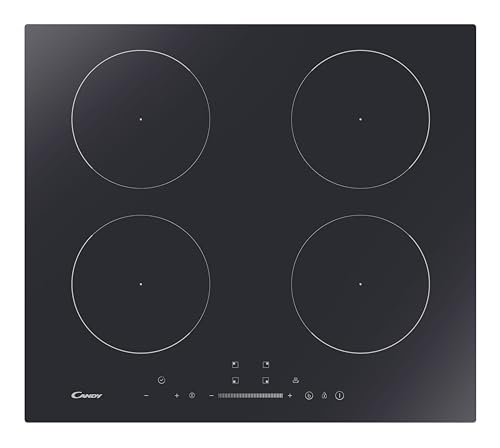 Candy Idea CIS642SCTT/1 Piano Cottua a Induzione, 4 zone cottura, Vetroceramica, da Incasso, Funzione Keep Warm, Power Management, Touch, App hOn, 59x55x52 cm, Nero : Amazon.it: Grandi elettrodomestici