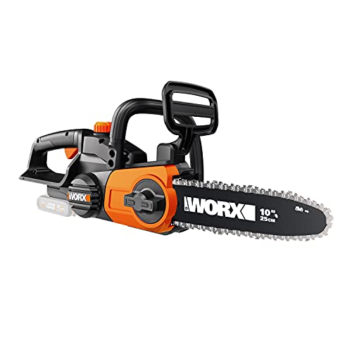 Worx Wg322E.9 Elettrosega Sega Da Giardino A Batteria 20V Motosega Elettrica Da Potatura, Diam. 25 Cm   Solo Corpo Macchina & Wa0166   Asta/Prolunga Telescopica Per Motosega A Batteria Wg322E : Giardino e giardinaggio