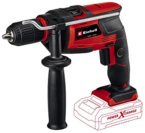 Einhell Trapano a Percussione a Batteria Tc Id 18 Li Solo Power X Change   Power X Change Starter Kit, Caricabatteria e Batteria da 4000 mAh Li Ion, Nero, Rosso : Amazon.it: Fai da te