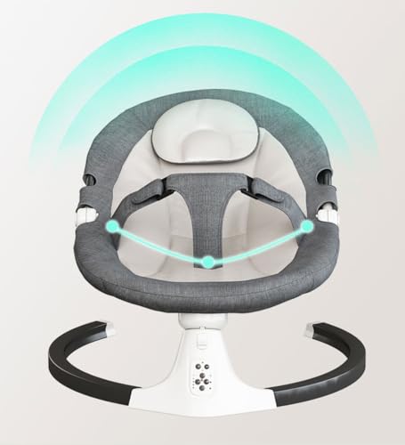 Wrneaoch 2 in 1 Sdraietta Neonati Elettrica Dondolo Neonati Elettrico con Telecomando e Bluetooth, Sdraietta Neonati 0 18 Kg con Cintura di Sicurezza a 3 Punti per Bambino 0 3 Anni : Amazon.it: Prima infanzia