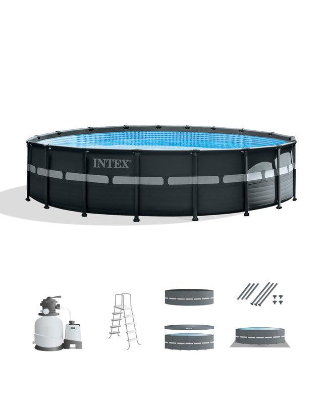 2025 Intex Ultra XTR® Frame piscina fuori terra da 18 piedi x 52 pollici con pompa a sabbia