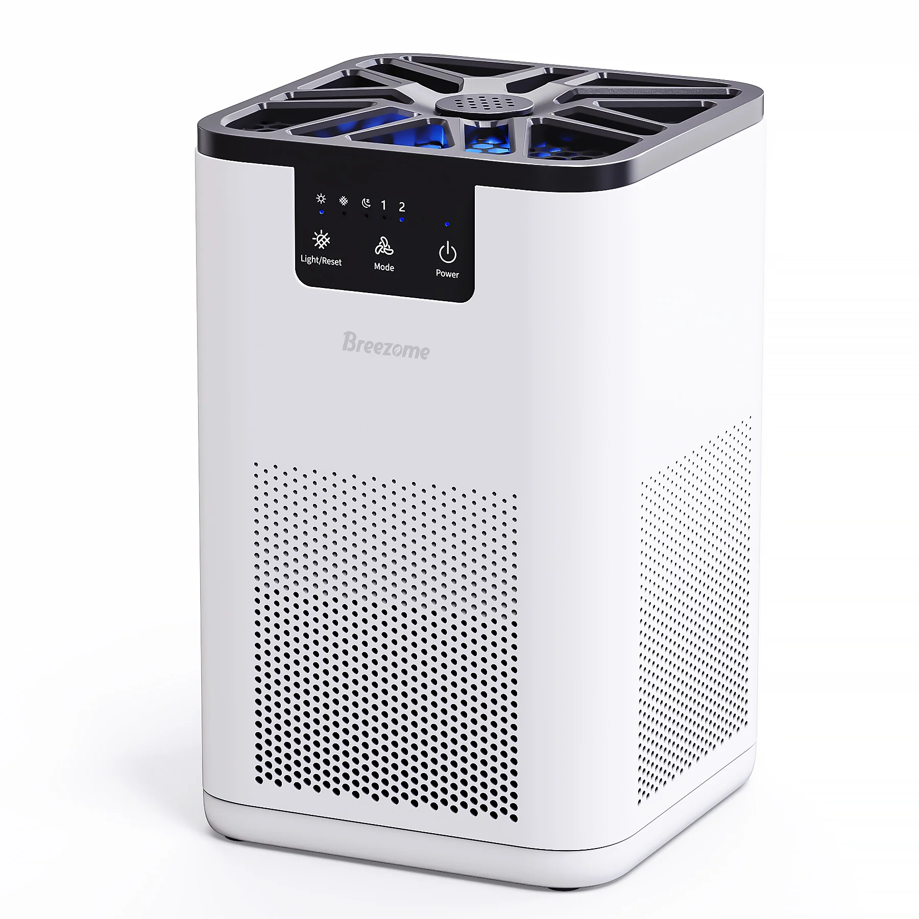 Purificatore d’Aria BREEZOME con Filtro True HEPA H13, Rimuove il 99,9% di Fumo e Polvere per Ambienti fino a 28 m² (300 piedi quadrati)