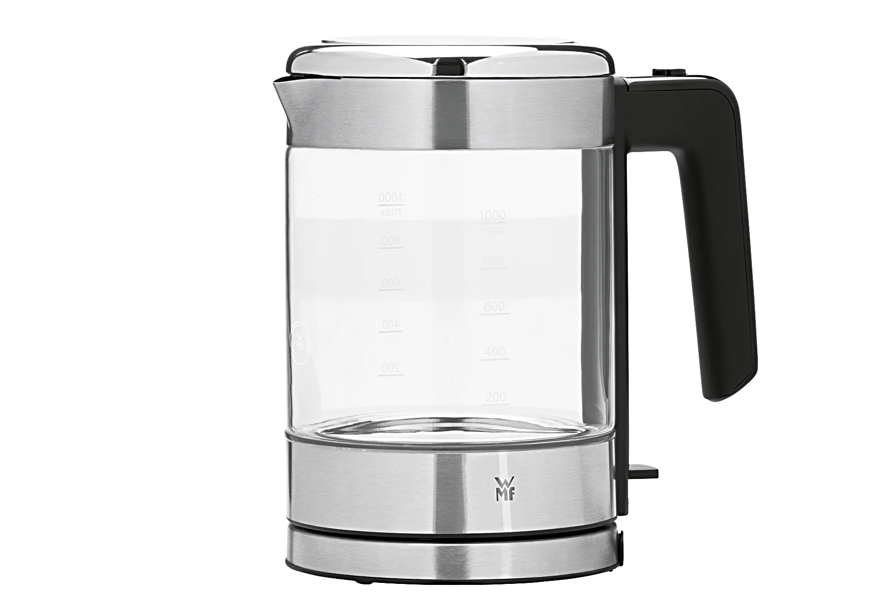 2025 Bollitore in vetro KÜCHENminis® capacità 1 l cromargan