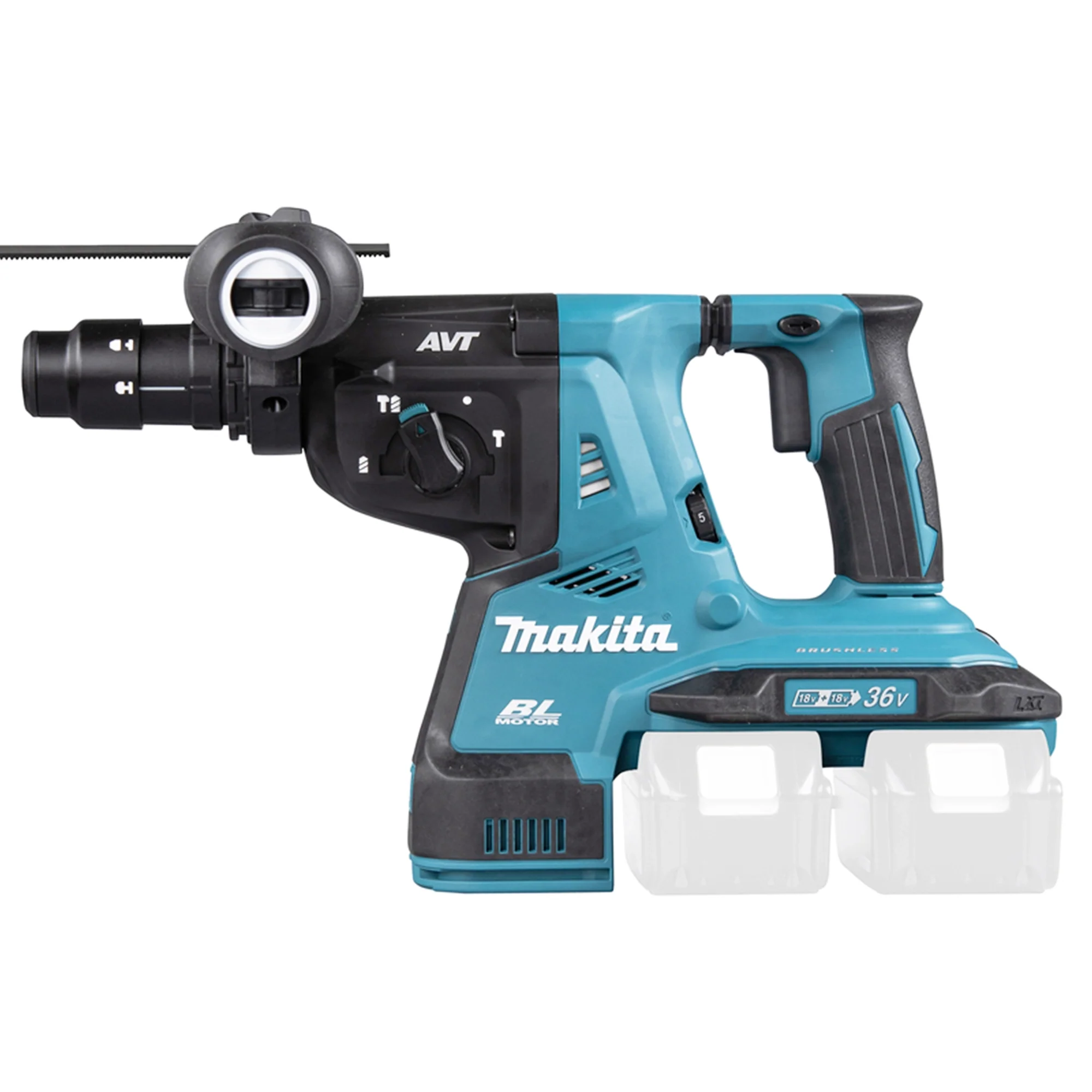 Tassellatore SDS-Plus Makita DHR281ZJ 18Vx2 – Brushless, 3 Funzioni, Solo Corpo, Valigetta Makpac Inclusa