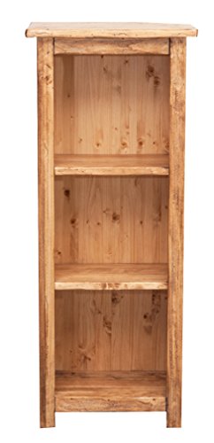Biscottini Vetrinetta Country 41x26x99 cm   Mobile in Legno massello di Tiglio Finitura Naturale   Made in Italy : Amazon.it: Casa e cucina