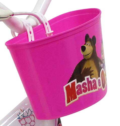 Masha e Orso Bicicletta per bambini, misura 10' : Sport e tempo libero
