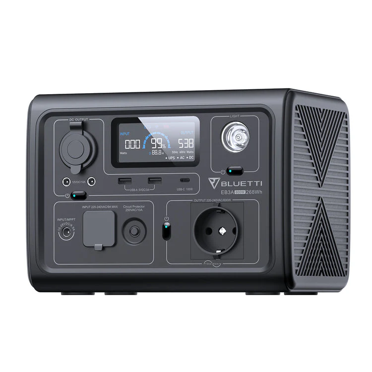 GENERATORE DI CORRENTE BLUETTI 600W 268WH EB3A