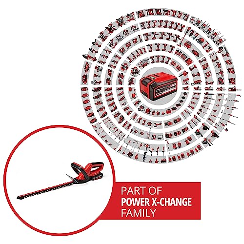 Einhell Tagliasiepi a batteria GC CH 1846 Li Set Power X Change (18 V, 46 cm lunghezza di taglio, 15 mm distanza tra i denti, maniglia ergonomica, incl. 2,0 Ah batteria e caricabatteria) : Amazon.it: Giardino e giardinaggio