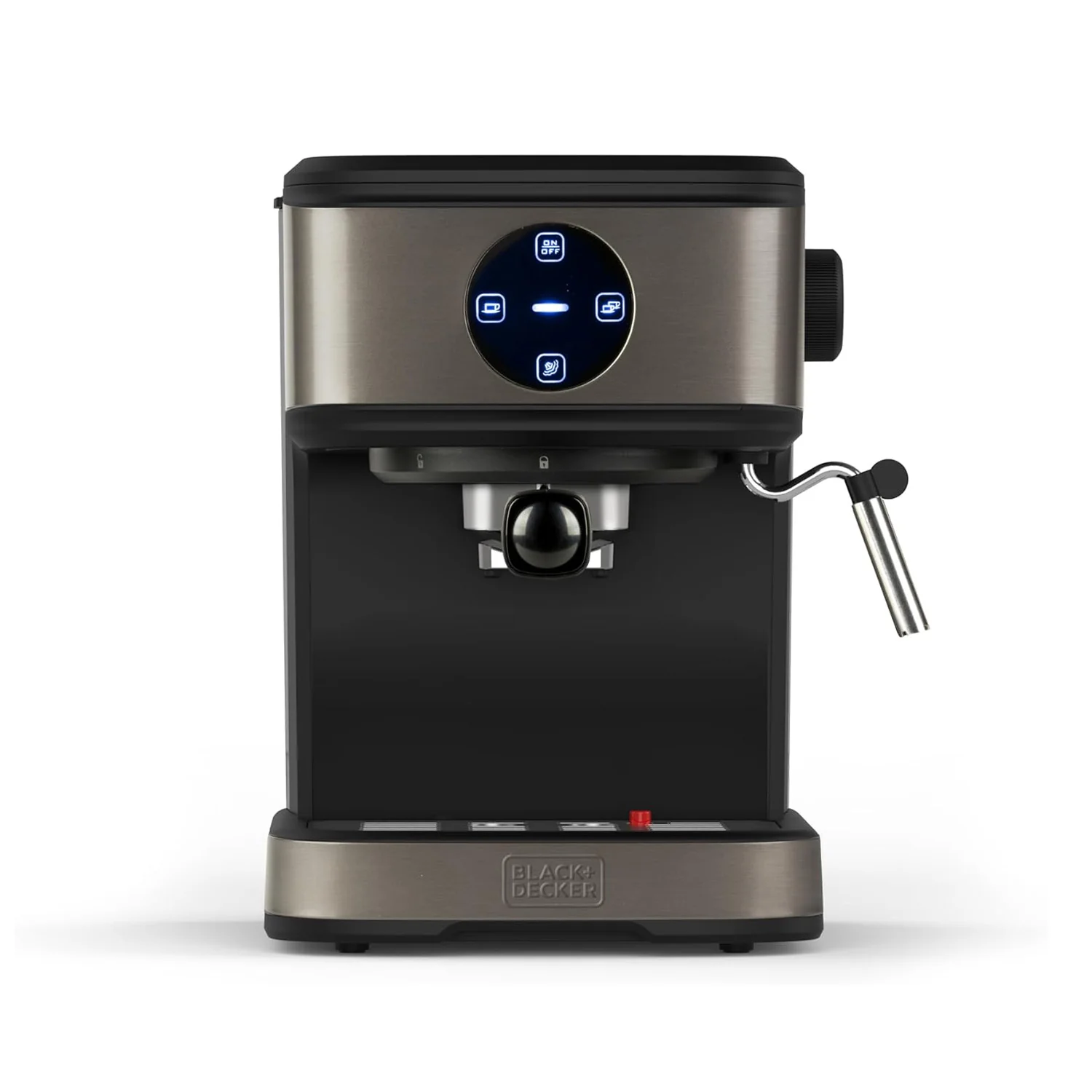 Macchina Per Caffe Espresso Macinato Con Pannello Touch 1,5l 850w