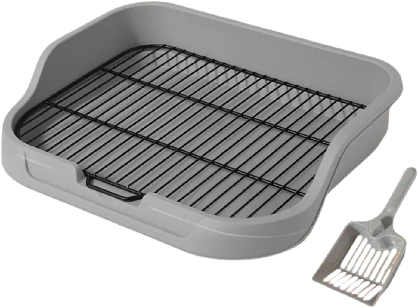 JISADER Dog Toilet, Dog Food Tray, Dog Litter Tray, Portable, Easy to Clean, Pet Toilet, Litter Box, Small Fence