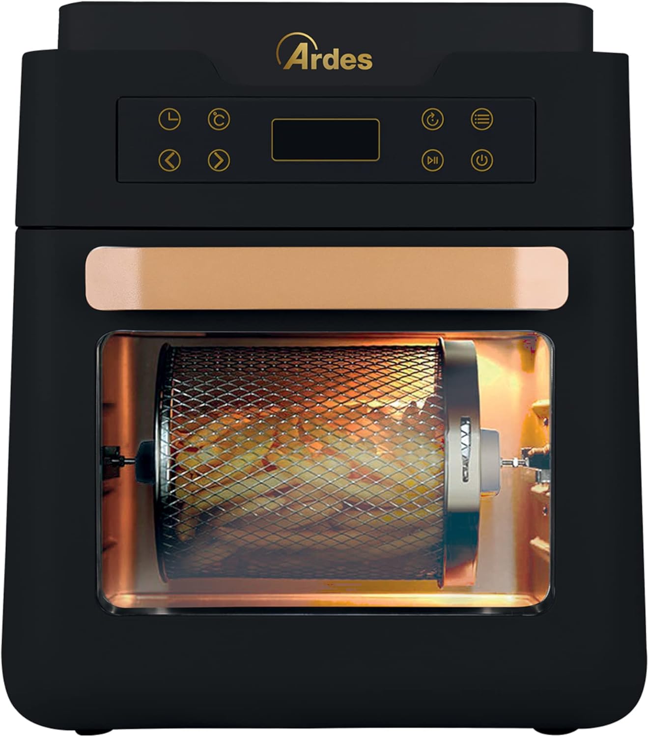 ARDES - ARFRYA10L FRIGGISANA INFINITY 5L Air Fryer - Slim Air Fryer XL Capacity 5 Liters Super Deep - AirFryer with Digital Touch Display and Timer 60'