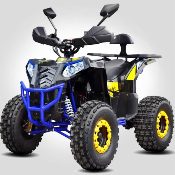 Quad kxd elettrico 1200w 48v ruote 8 pollici Compatto motors (verde) : Auto e Moto