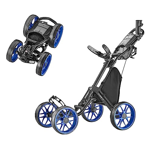 Caddytek CaddyCruiser One Blue, Carrello da Golf Pieghevole a 4 Ruote con Un clic Versione 8 Blu Unisex Adulto, Taglia Unica : Amazon.it: Sport e tempo libero