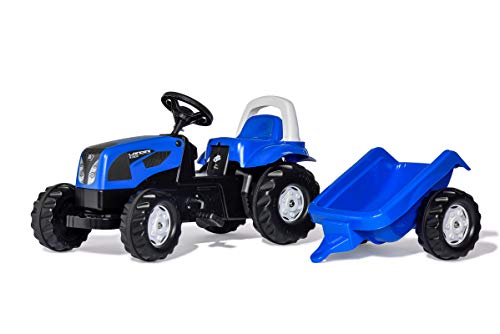 Rolly Toys  Trattore a Pedali Kid Landini Power Farm 100 con Rimorchio, 011841 : Giochi e giocattoli