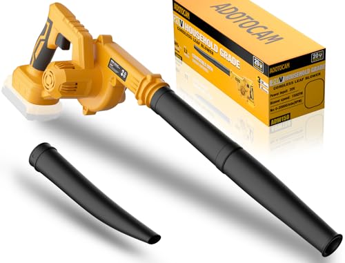 Soffiatore per foglie senza fili per Dewalt 20 V max batteria (non batteria), soffiatore elettrico per foglie da 130 MPH, velocità variabile alimentato a batteria, per la cura del prato da : Amazon.it: Giardino e giardinaggio