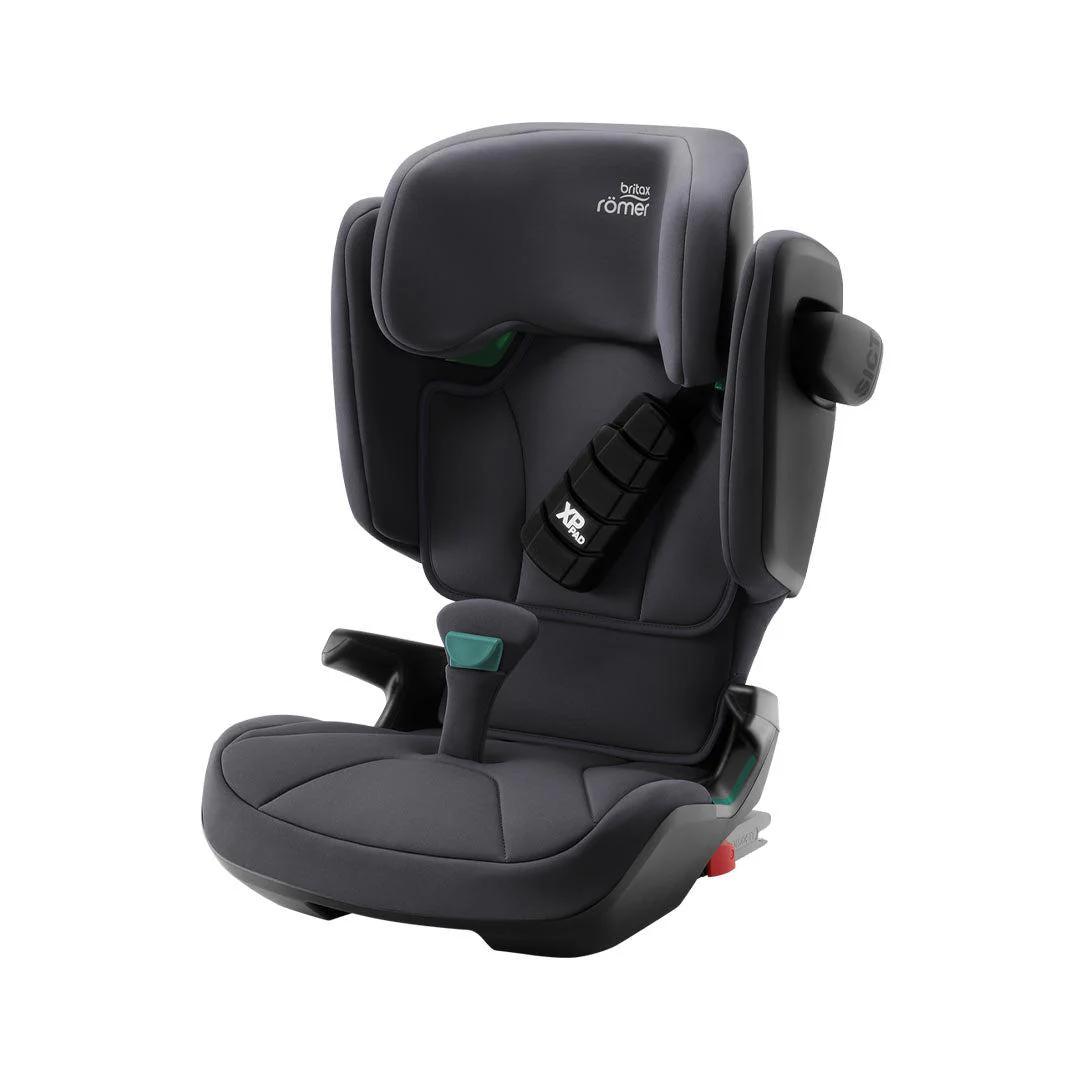 Seggiolino auto Britax Römer KIDFIX i-Size con schienale alto – Gruppo 2/3, grigio storm, con ISOFIX e protezione contro gli impatti laterali