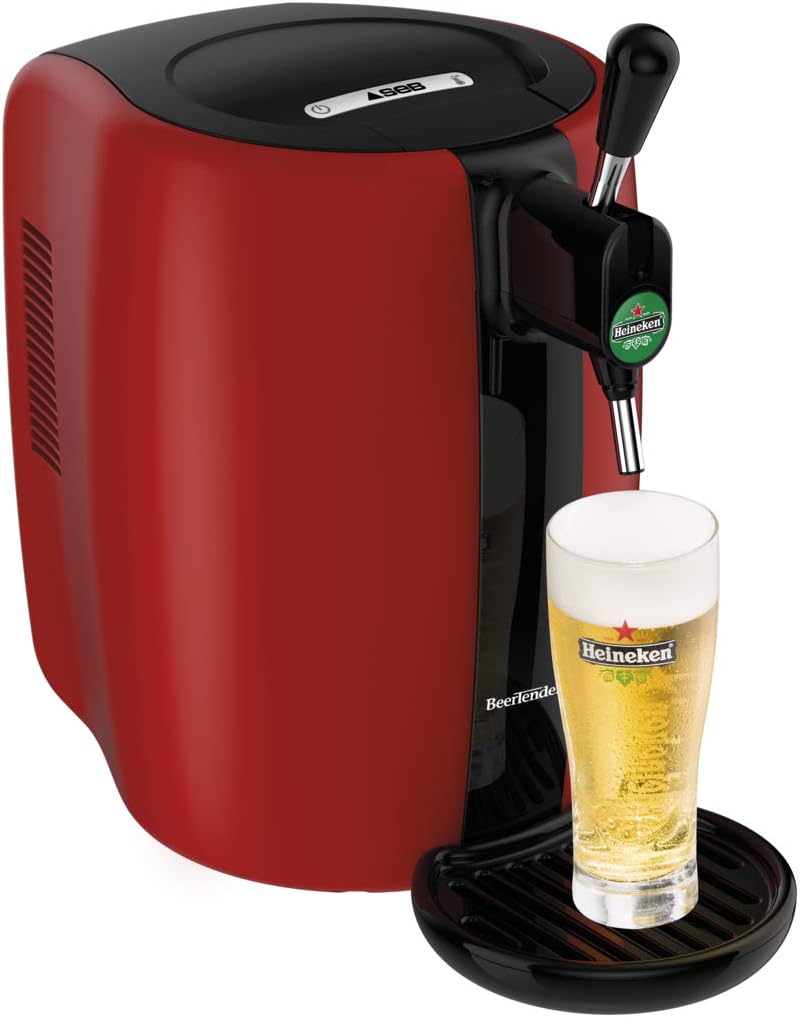 SEB Beertender - Tiratore per birra a pressione fut 5L, indicatore di temperatura, 70 W, VB310510