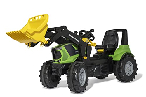Rolly Toys  Tretfahrzeuge 730087 RollyFarmtrac Deutz Agrotron 8280 TTV (con Caricatore RollyTrac, da 3 a 8 Anni, con Ruote silenziose, Seduta Regolabile in Altezza e Lunghezza) : Giochi e giocattoli