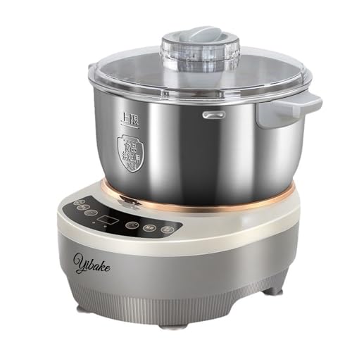 YIBAKE Impastatrice con funzione di lievitazione, 5L impastatrice per pizza completamente automatico, funzione di cella lievitazione 25 38°C, Timer intelligente, 10 Min di impasto rapido : Amazon.it: Casa e cucina