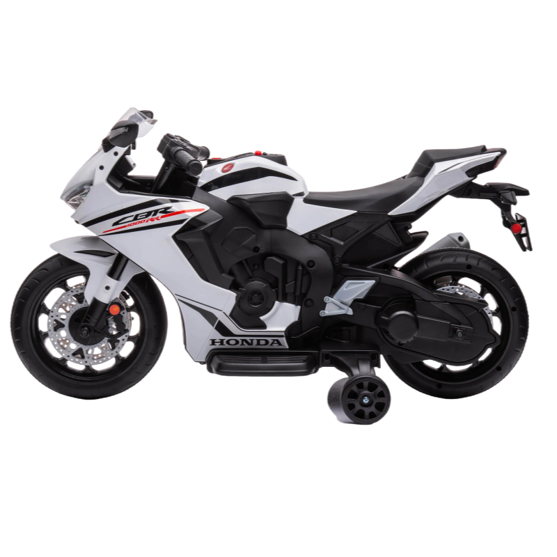 Moto Elettrica per Bambini 12V con Licenza Ufficiale Honda CBR 1000RR – Colore Bianco