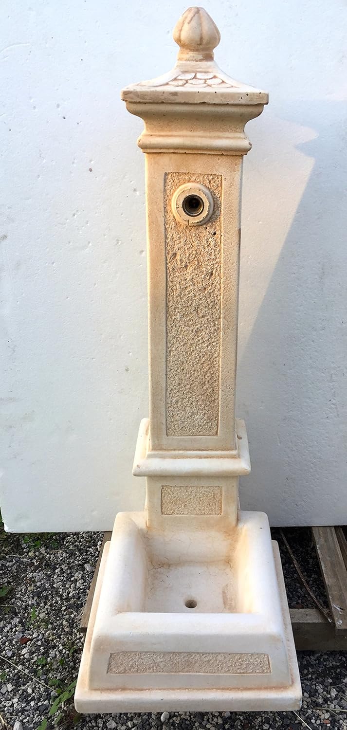 ARTISTICA GRANILLO FONTANA IN CEMENTO, MISURE: 82X28 CM., COLORE: NATURAL, BROWN